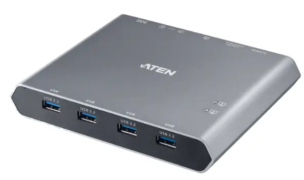 ATEN-US3311-2Port-4K-DisplayPort-USB-C-KVM-Dock-Switch-PRODUCT