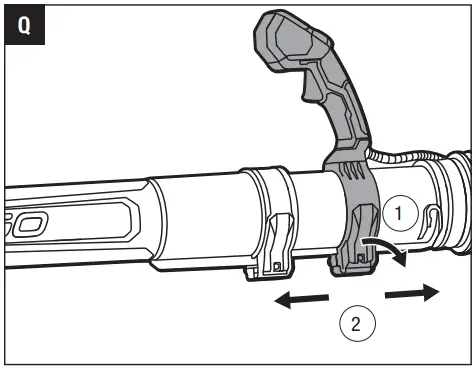 To Adjust the Control Handle