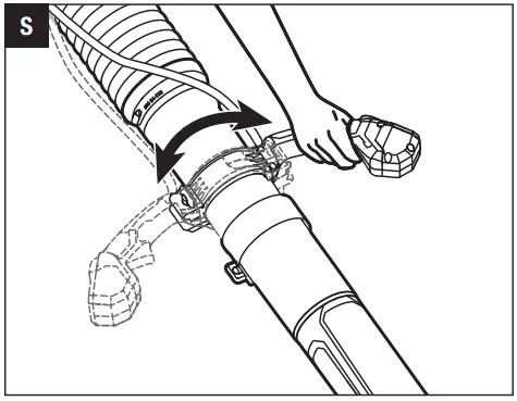 To Adjust the Control Handle