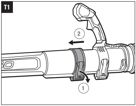 To Adjust the Control-handle Tube Length