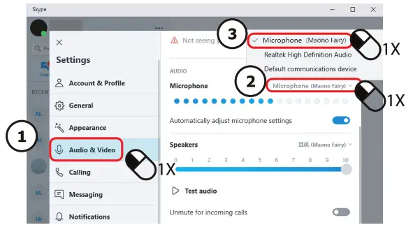 Hamilton Buhl PCAST4 On-Air! Podcast Kit - Application Settings