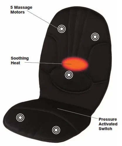 Homedics BK-P100BLT 5 Motor Back Massager 2