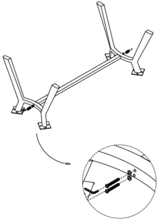 MATT BLATT MBBILLIDTLA Billie Dining Large Table -- ASSEMBLY