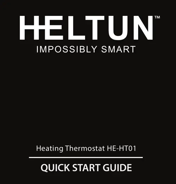 HELTUN HE-HT01 Heating Thermostat User Guide