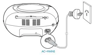 PHILIPS AZB500 Radio - Get started