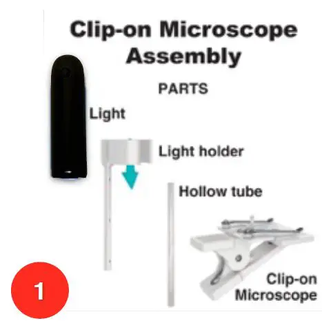 Clip-On Microscope Assembly