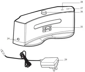 HOOVER RBC009013 Robo-Com2 Vacuum Cleaning Robot - Charger