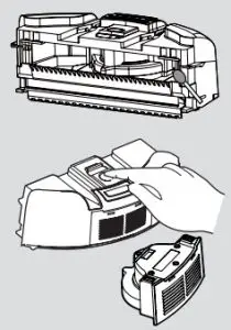 HOOVER RBC009013 Robo-Com2 Vacuum Cleaning Robot - Cleaning the Dust Sensors