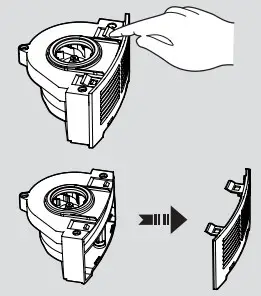 HOOVER RBC009013 Robo-Com2 Vacuum Cleaning Robot - Cleaning the Motor Assembly