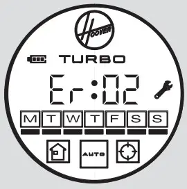 HOOVER RBC009013 Robo-Com2 Vacuum Cleaning Robot - Codes