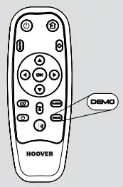 HOOVER RBC009013 Robo-Com2 Vacuum Cleaning Robot - Demo Mode