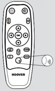 HOOVER RBC009013 Robo-Com2 Vacuum Cleaning Robot - Remote Voice Language