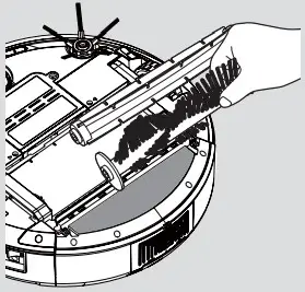 HOOVER RBC009013 Robo-Com2 Vacuum Cleaning Robot - Replacing the Floor Brushes2