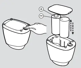 HOOVER RBC009013 Robo-Com2 Vacuum Cleaning Robot - Replacing the Virtual Barrier batteries