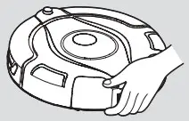 HOOVER RBC009013 Robo-Com2 Vacuum Cleaning Robot - Switched off