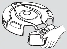 HOOVER RBC009013 Robo-Com2 Vacuum Cleaning Robot - dust container is full