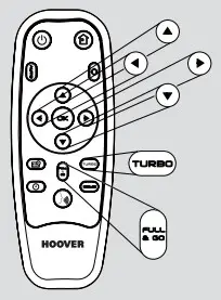 HOOVER RBC009013 Robo-Com2 Vacuum Cleaning Robot - dust sensor