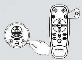 HOOVER RBC009013 Robo-Com2 Vacuum Cleaning Robot - touch control