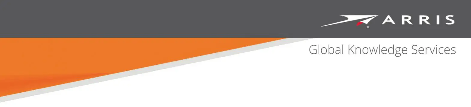 ARRIS Broadband Gateway Install and Operatoins - logo