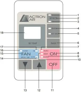 Actron Air STANDARD 24 Hr Digital Microprocessor Control
