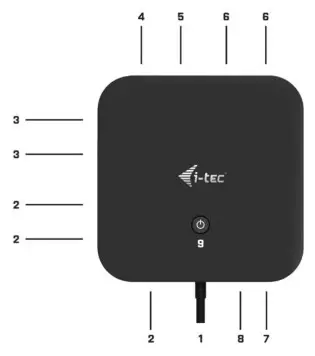 i tec C31DUALDPDOCKPD USB C Dual Display Docking Station with Power Delivery- DESCRIPTION
