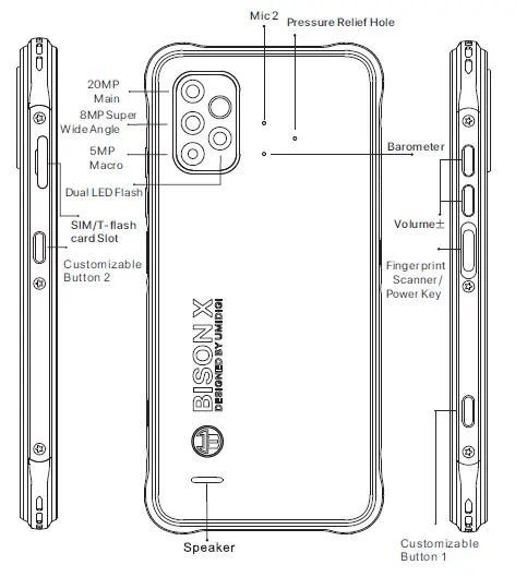 UMIDIGI RP01 Bison X10 Smartphone fig 4
