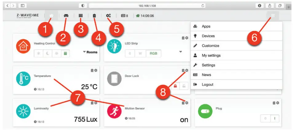 Smart Devices RAZBERRY 7 Z Wave shield for Raspberry Pi - INTERFACE