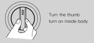 FIG 7 Master OR User pin code