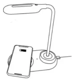 Dongguan Green Power One ENZ1002 BLK Lamp with Wireless Charger-Instructions1