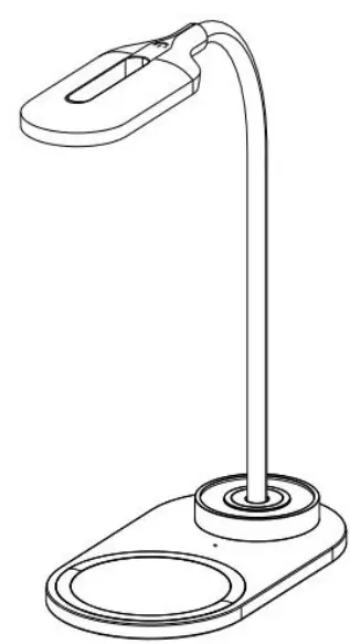 Dongguan Green Power One ENZ1002 BLK Lamp with Wireless Charger-Standard Accessories