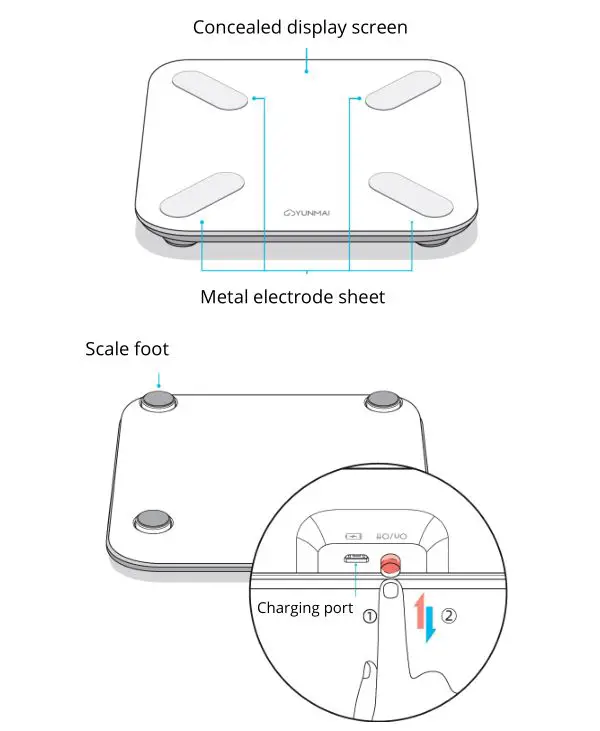 M1825 YUNMAI-X Mini 2 Smart Body Fat Scale - Product Introduction and Installation