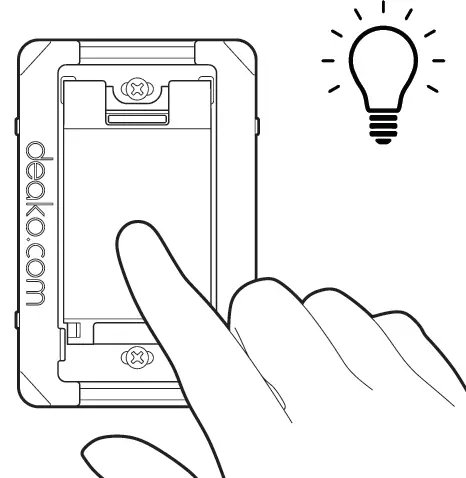 deako Single Pole Smart Dimmer FIG 17