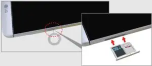 Insert the microSD card.