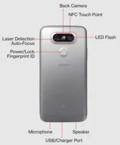 LG G5 Phone Back View