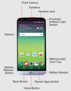 LG G5 Phone Front View