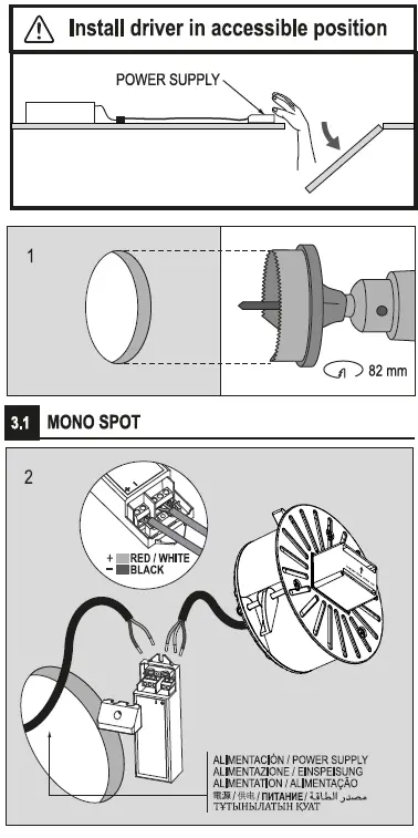 FLOS ARCHITECTURAL C1 Ceiling and Wall Spotlight fig 8