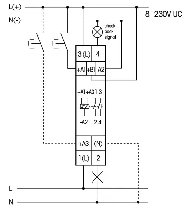 Eltako ESR12DDX-UC Digital Settable Multifunction Impulse