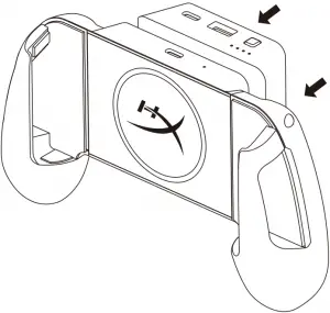HYPERX Charging Controller Grips Usage