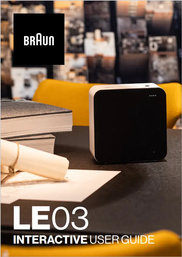 BRAUN LE03 Premium HiFi Audio Smart Speaker - FIg