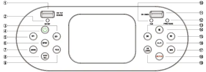 easy karaoke EKS468BT Smart Bluetooth System + 4 Microphones fig 1
