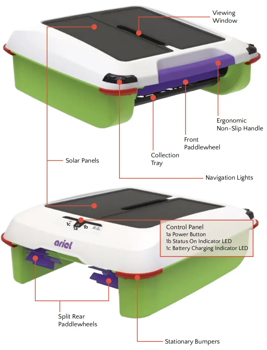 arial CES2021 Robotic Pool Cleaner - fig
