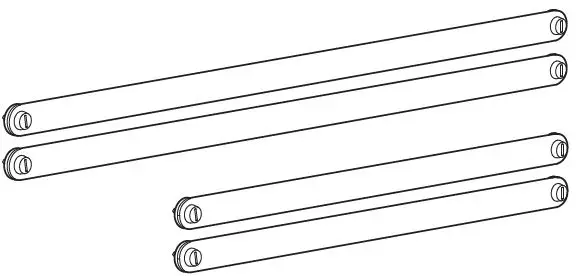IKEA 605.055.11 HJÄLPA Suspension Rail Product