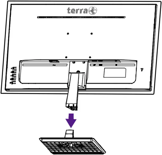 terra 27 Inch LCD-LED - Disconnecting Stand 2