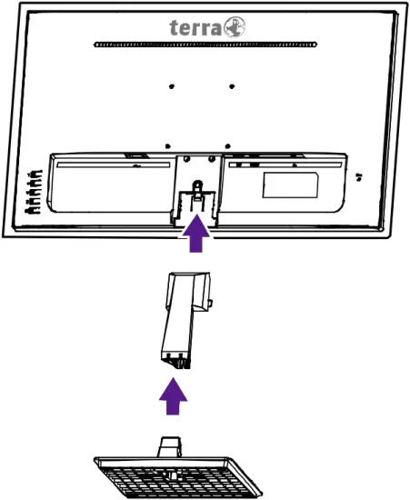 terra 27 Inch LCD-LED - Installing Stand 1