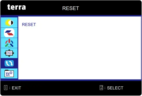 terra 27 Inch LCD-LED - RESET