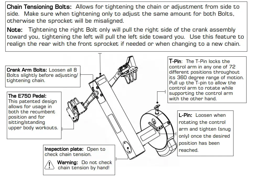 FIRST DEGREE FITNESS E750 Fluid Exercise Cycle - Operation Instructions