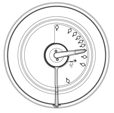 FIRST DEGREE FITNESS E750 Fluid Exercise Cycle - RESISTANCE LEVEL