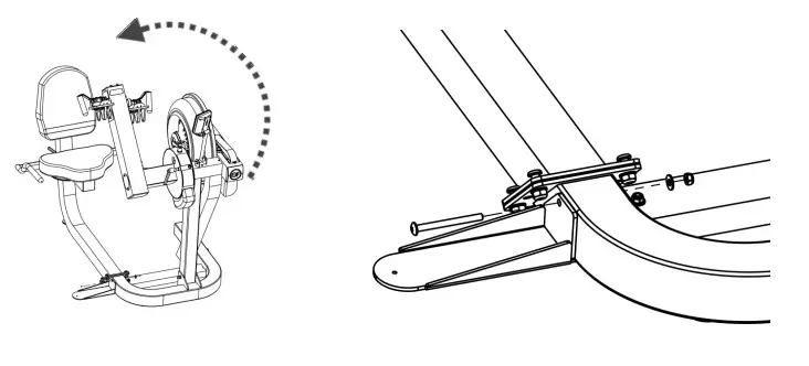 FIRST DEGREE FITNESS E750 Fluid Exercise Cycle - STEP 5b