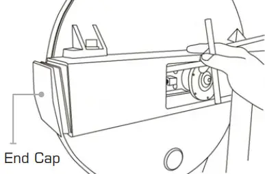 FIRST DEGREE FITNESS E750 Fluid Exercise Cycle - Tank Belt Adjustment 2