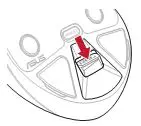 ASUS Wireless Gaming Mouse - Storing the USB Dongle